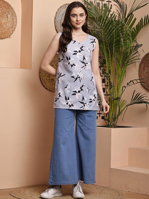 CSP FASHION Floral Print Top