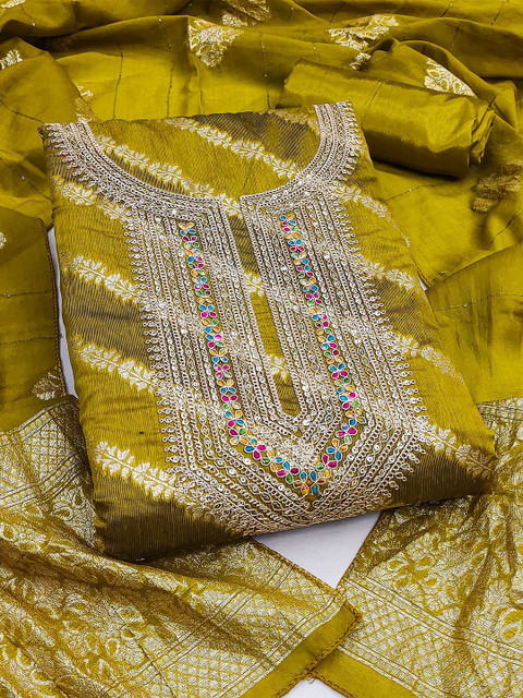Nayanthara Trends Printed Unstitched Dress Material