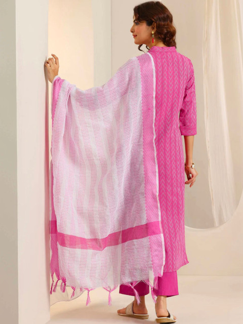 Maadwara Women Regular Kurta with Trousers & With Dupatta - Image 3