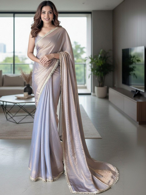 SZN Embroidered Organza Saree