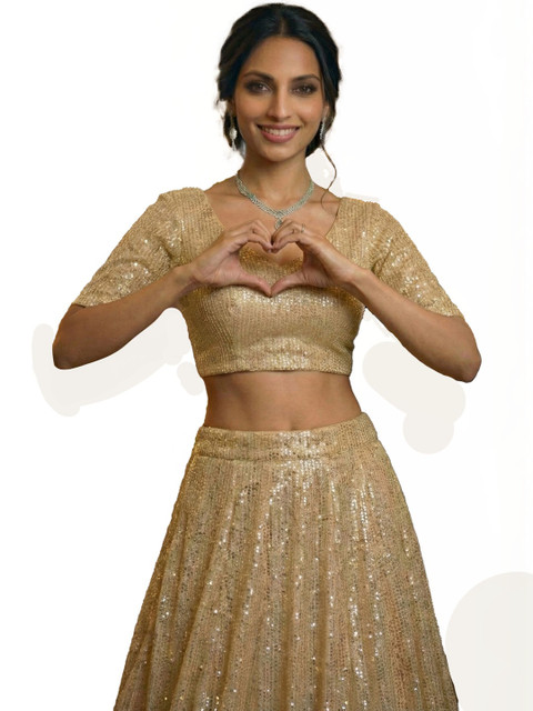 PU FASHION Embroidered Saree Blouse