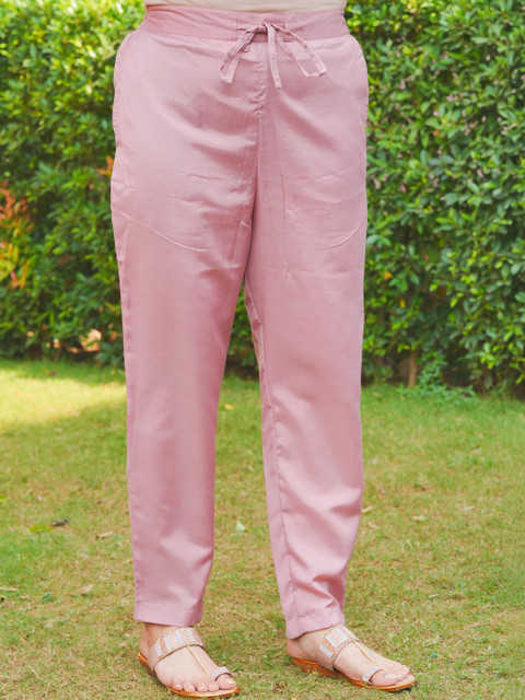 Aramya Women Satin Ethnic Palazzos