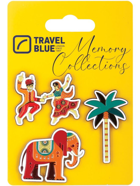 Travel Blue Set Of 3 Printed Luggage Tag Travel Accessory