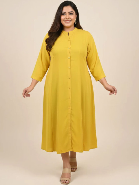 plusS A-Line Midi Dress