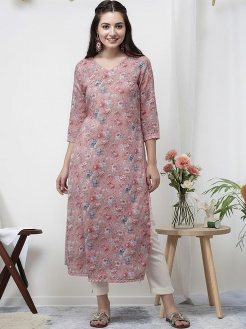 Anouk Rustic Women Floral Printed Kurta
