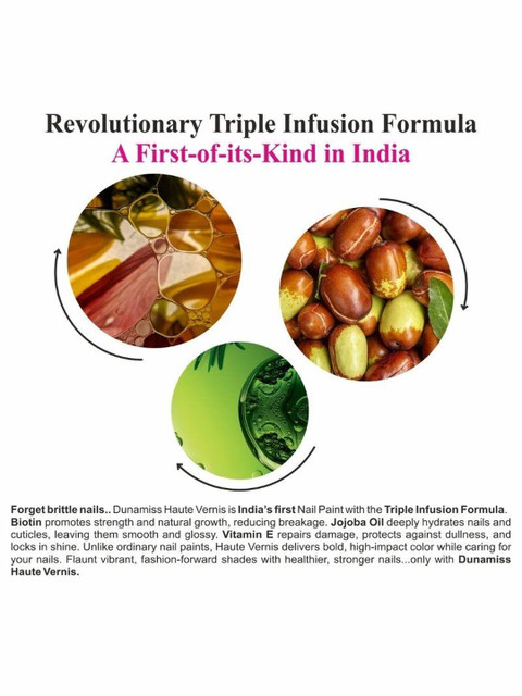 Dunamiss Cosmetics Long Lasting Nail Lacquer With Vitamin E - 6 ml - Nude Muse - Image 7