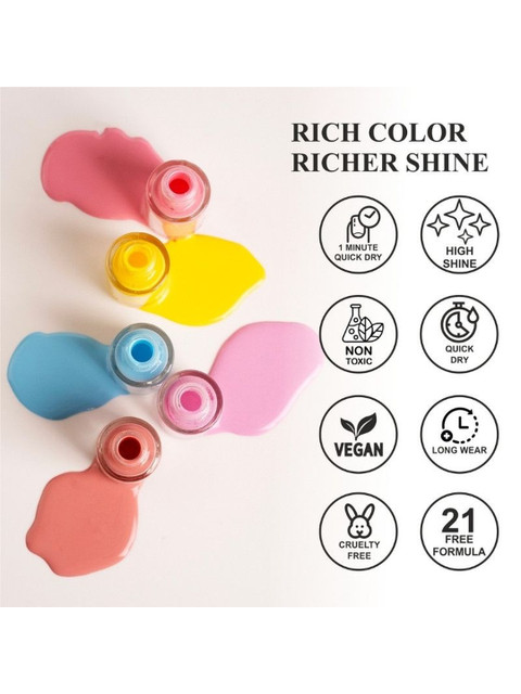 Dunamiss Cosmetics Long Lasting Nail Lacquer With Vitamin E - 6 ml - Nude Muse - Image 5