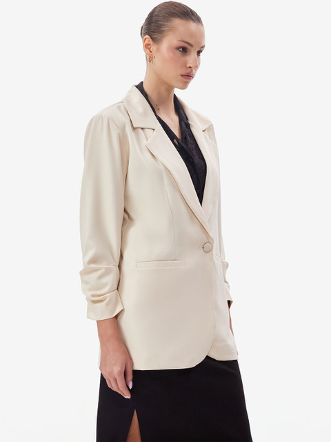 Strong And Brave Notched Lapel Single-Breasted Formal Blazers