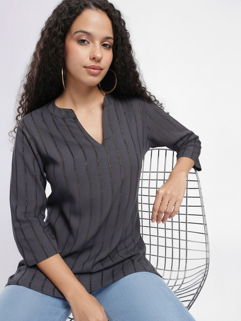 Anouk Rustic Striped Kurti