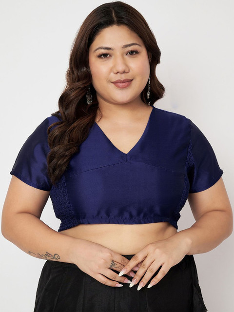 studio rasa Plus Size Stretchable Crop Top