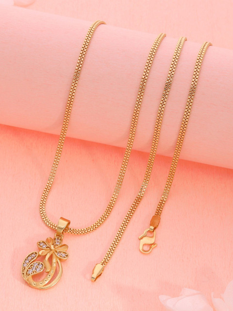 DIVASTRI Brass Gold-Plated Necklace - Image 5