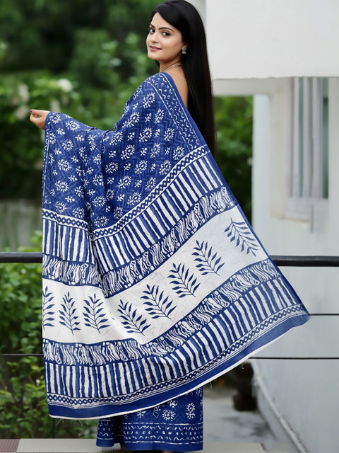 Urban Pallu Ethnic Motifs Pure Cotton Saree - Image 3