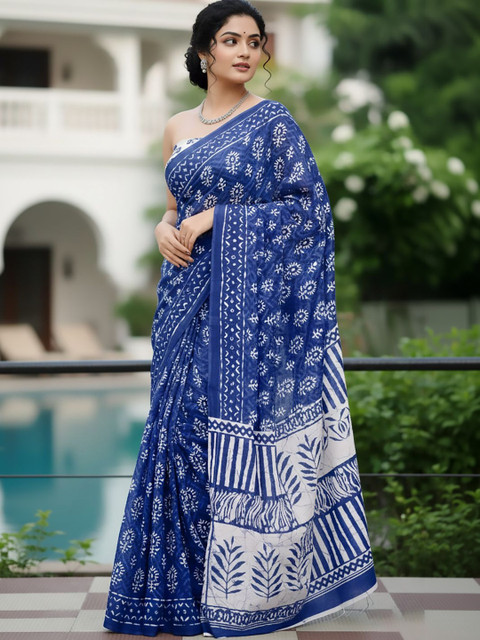 Urban Pallu Ethnic Motifs Pure Cotton Saree - Image 6