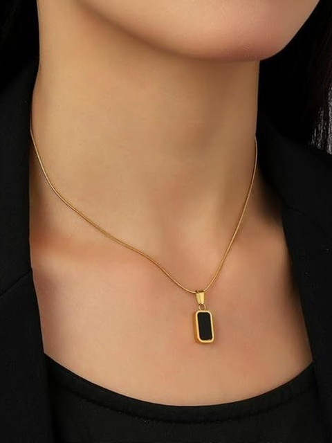 High Glitz Fashion Gold-Plated Necklace