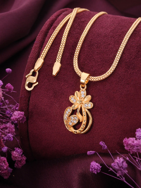 DIVASTRI Brass Gold-Plated Necklace - Image 6