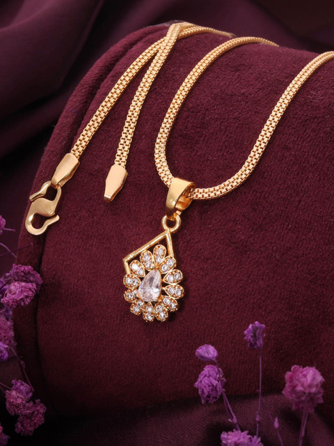 DIVASTRI Brass Gold-Plated Necklace - Image 2