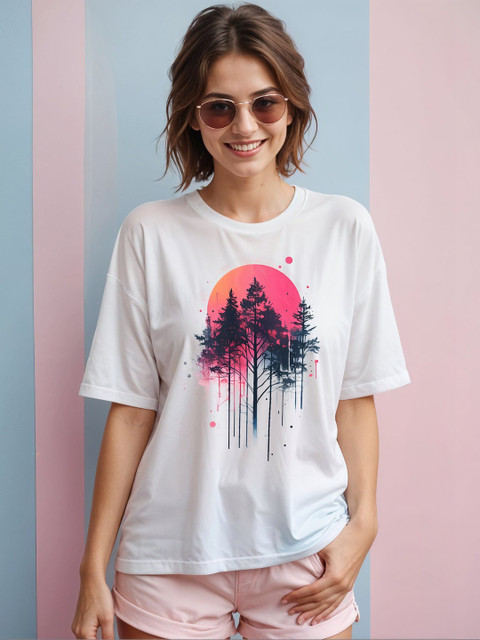 SMARTEES Women Printed T-shirt