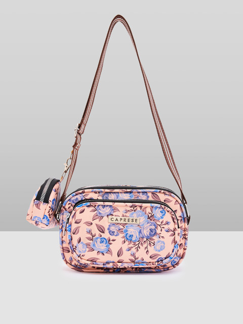 Caprese Ryko Women Blush Medium Sling Bag