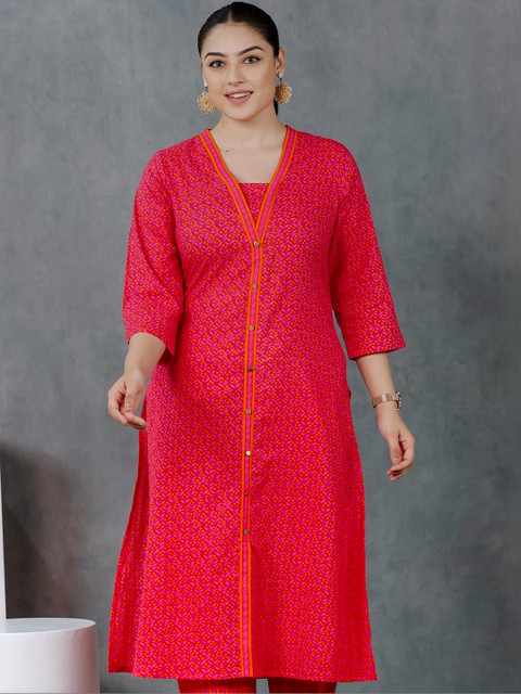 Aramya Women Geometric Printed Kurta