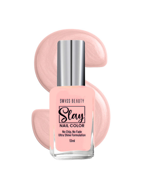 SWISS BEAUTY Slay Glossy & Long-Lasting Nail Colour 13 ml - Fresh Pink