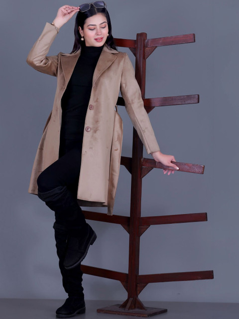 Winter Wonders Women Single-Breasted Overcoat