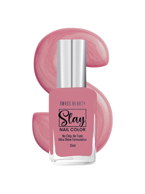 SWISS BEAUTY Slay Nail Polish 13ml - Vintage Petal 405