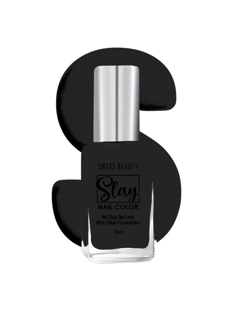 SWISS BEAUTY Slay Nail Colour 13ml - Mid Night 504