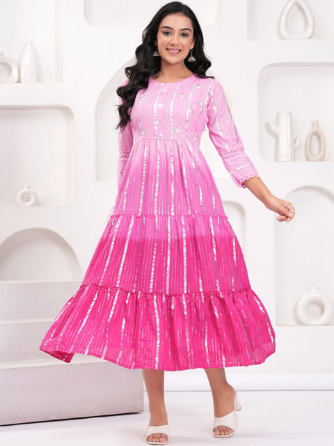 HERE&NOW Fit & Flare Midi Dress