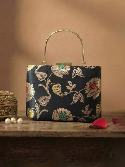 ARTKLIM Embroidered Box Clutch