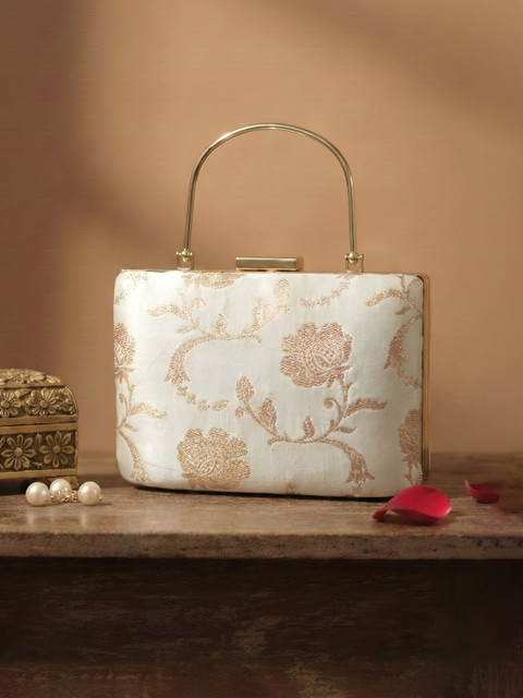 ARTKLIM Embroidered Box Clutch