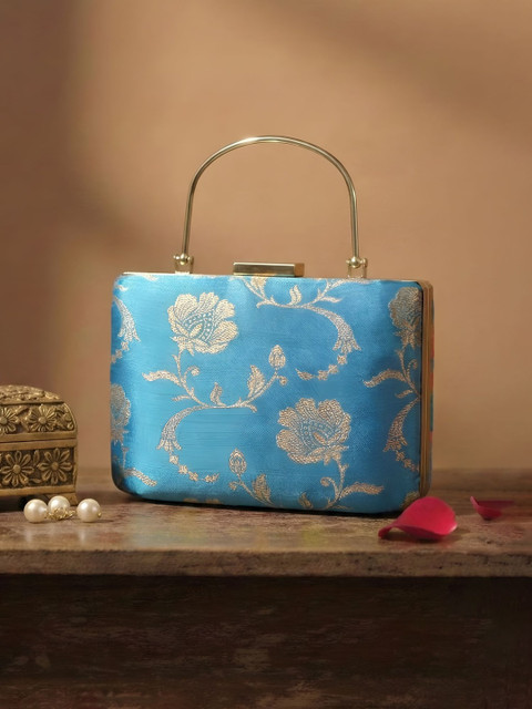 ARTKLIM Embroidered Box Clutch