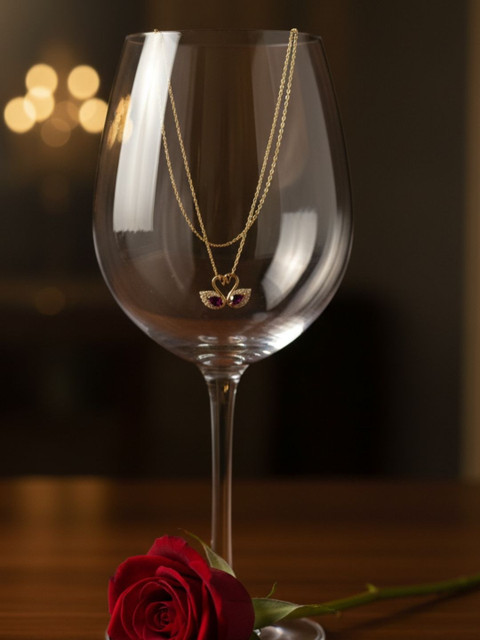 RaasRani Gold-Plated Necklace - Image 4