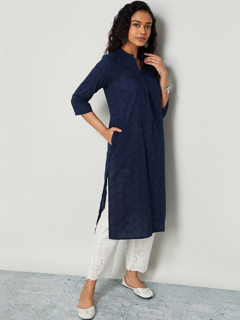 Melange by Lifestyle Women Ethnic Motifs Embroidered Indie Prints Kurta