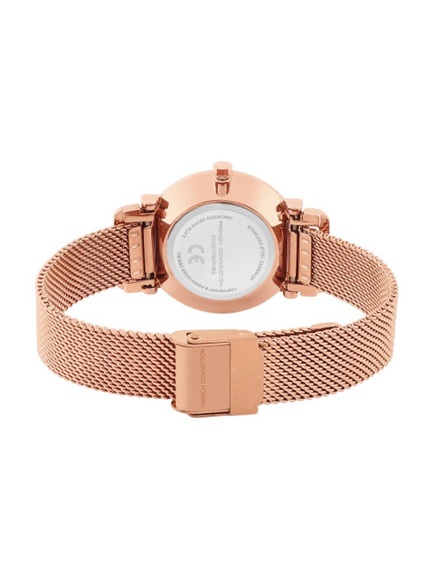 French Connection Women Dial & Stainless Steel Bracelet Style Straps Analogue Watch FCN0179SRGM - Image 6