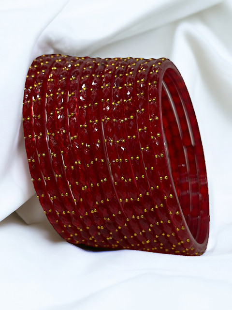PRIYA KANGAN Set Of 12 Intricate Textured Bangles