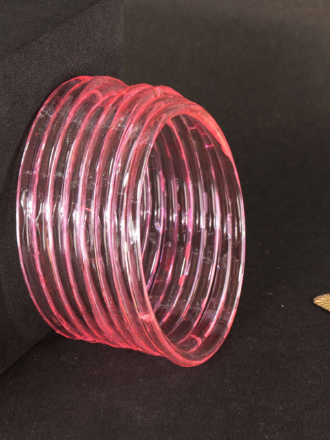 ZULKA Set Of 8 Glass Kada Bangles