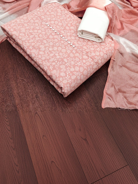 KALINI Printed Pure Cotton Unstitched Dress Material