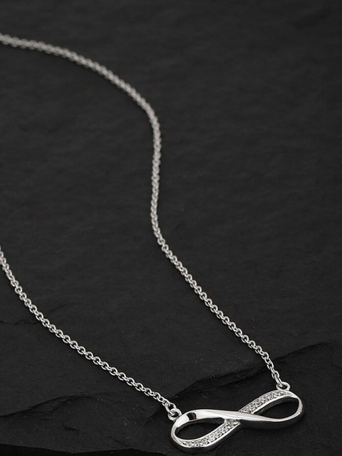 VAMA Rhodium-Plated Necklace - Image 2