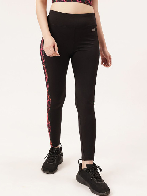 Clovia Printed High-Rise Tights