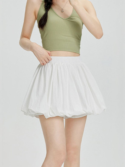 StyleCast x Revolte Mini Flared Skirts