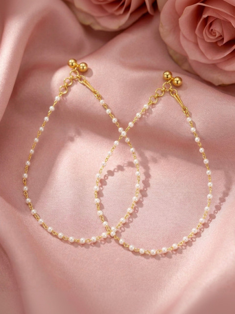 JEWELOPIA Artificial Beads Anklet