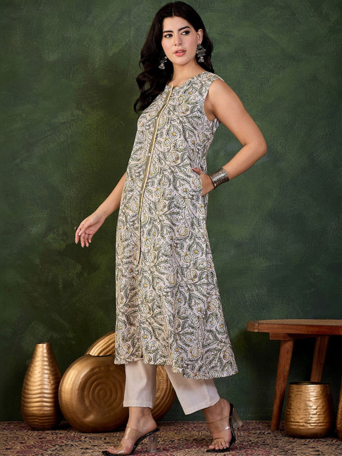 KALINI Botanical Printed Kurti - Image 2