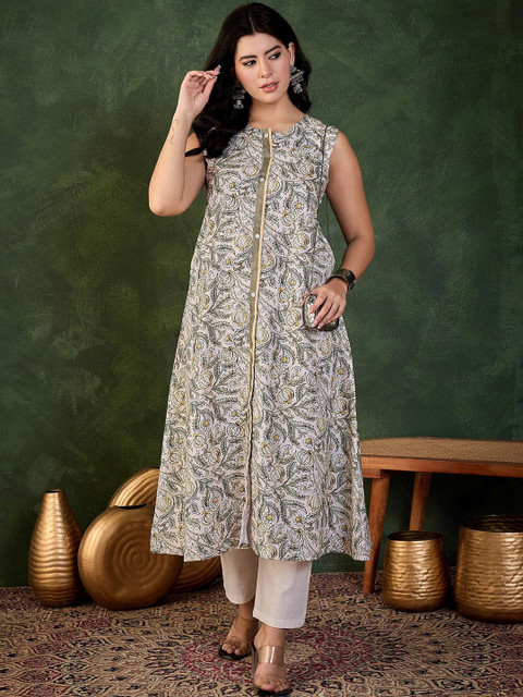 KALINI Botanical Printed Kurti - Image 5