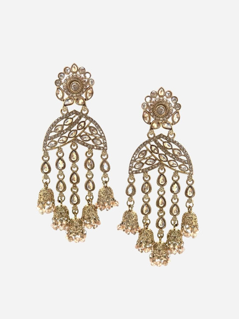 BFC - BUY FOR CHANGE Teardrop Shaped Jhumkas Earrings - Image 3