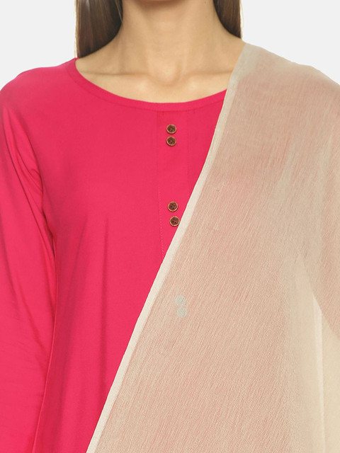 TWIN BIRDS Women Nylon Chiffon Lightweight Soft Dupatta - Image 2