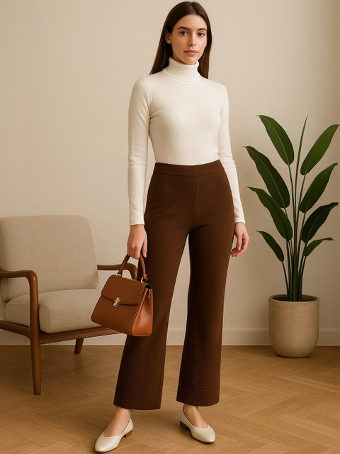 Miaz Lifestyle Women Knitted Palazzos