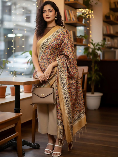 Sztori Printed Block Print Dupatta