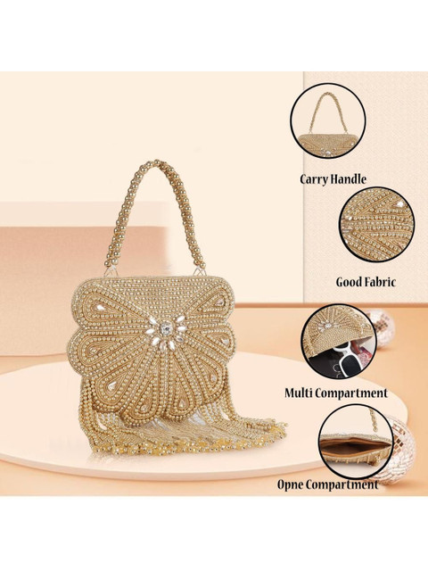 ROLEXO Embellished Potli Clutch - Image 4