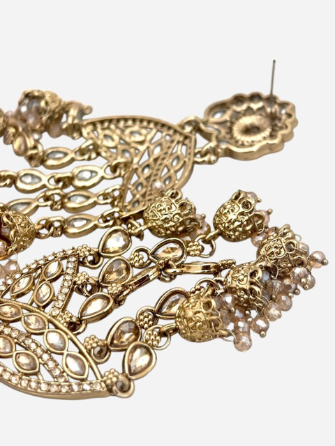 BFC - BUY FOR CHANGE Teardrop Shaped Jhumkas Earrings - Image 5