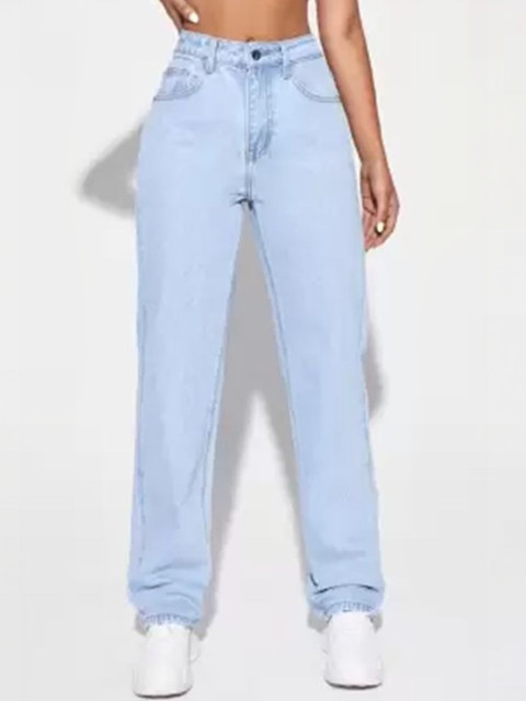 Mevan Women Regular Fit Mid-Rise Light Fade Stretchable Jeans